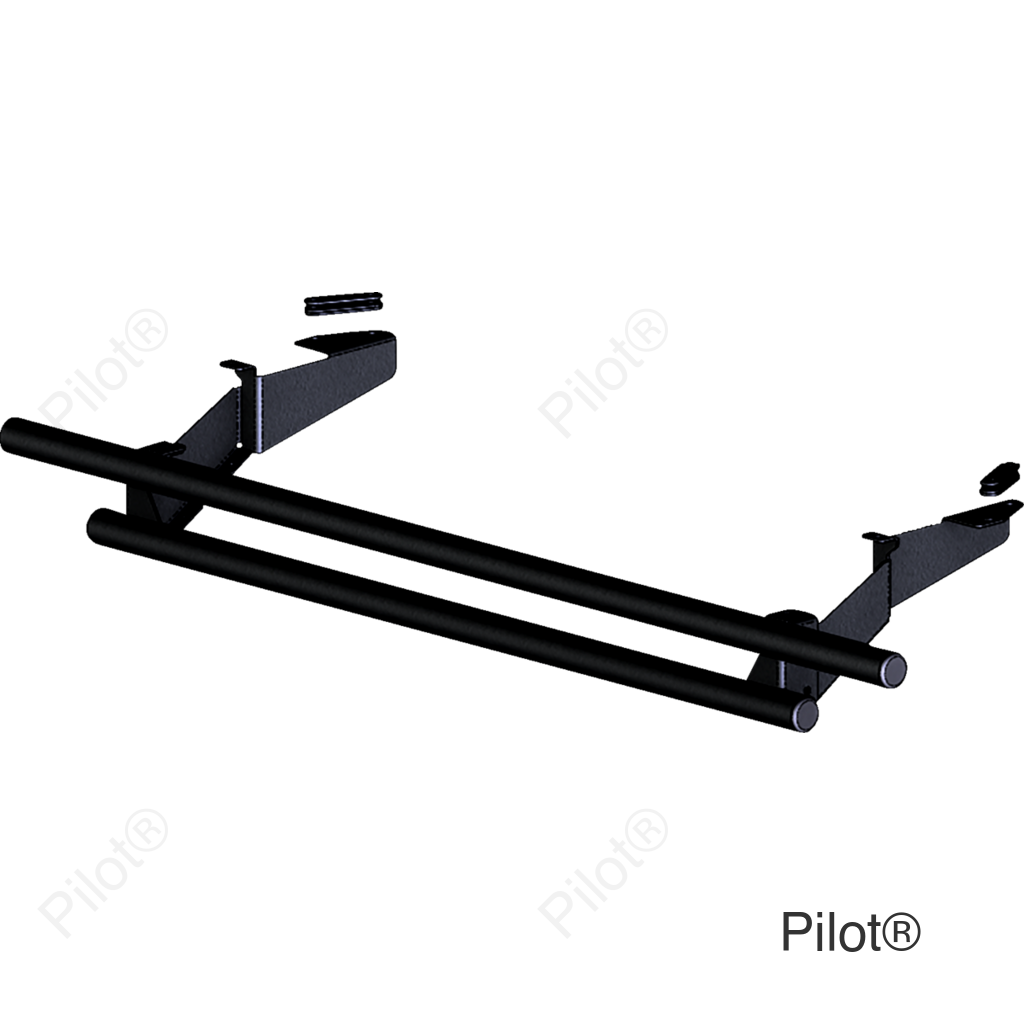 Rear Bumper - Black - Honda
