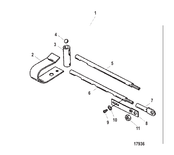 Serial Range Accessories Remote Control - Conversion/Attaching Kits/TS Cables - 1994 & Up - Throttle/Shift Interlock Kit