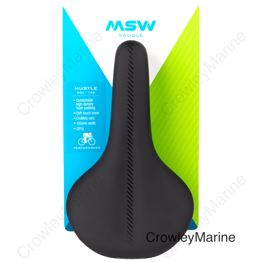 MSW SDL-165 Hustle Performance Saddle - Chromoly Black