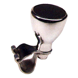 Seachoice Large Stainless Steel Turning Knob, Fits Destroyer Wheels, Black Plastic Knob Cap thumbnail-5