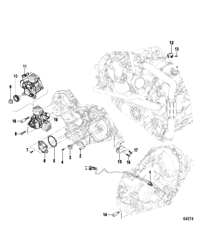 Injection Pump - Serial Range Stern Drive 3.0L VM 230 V6 IB 70388501 ...