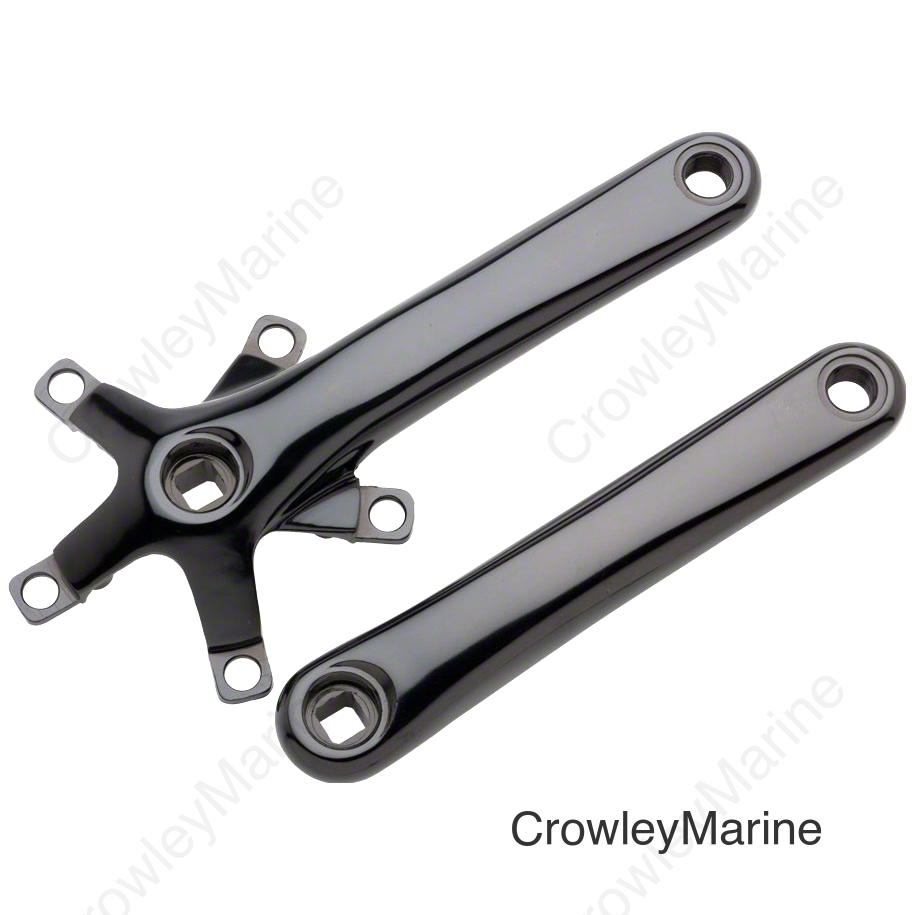 Dimension 110 Crankset - 175mm 110/74 BCD Square Taper JIS Spindle Interface Black