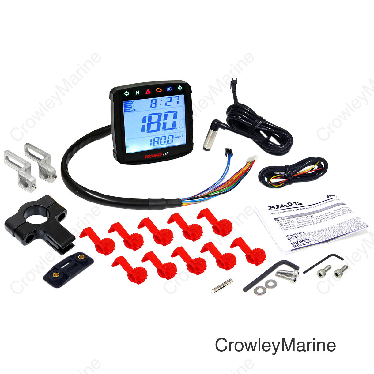 XR-01S Speedometer - 2.94" L x 3.05" W x 0.94" D