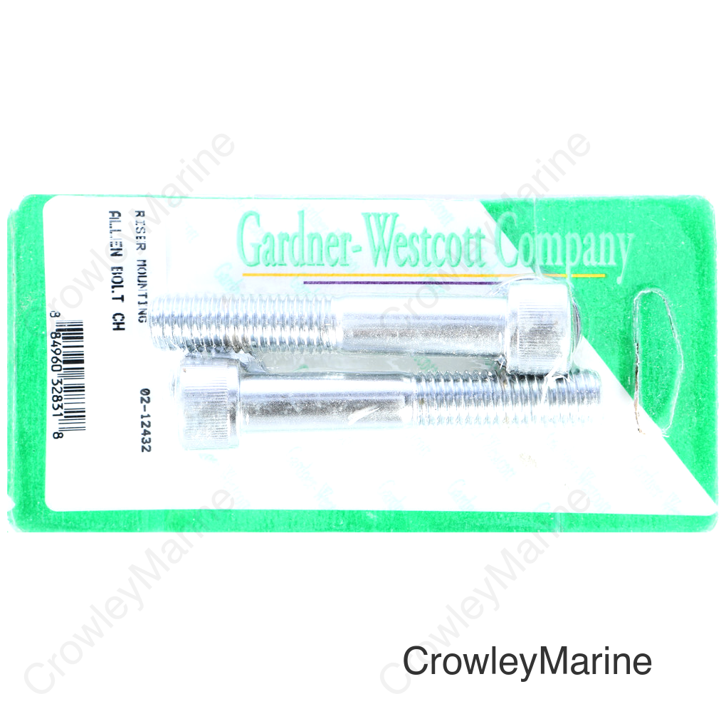 RISER BOLTS CHROME ALLEN HEAD 1/2-13 X 3 COARSE THREAD