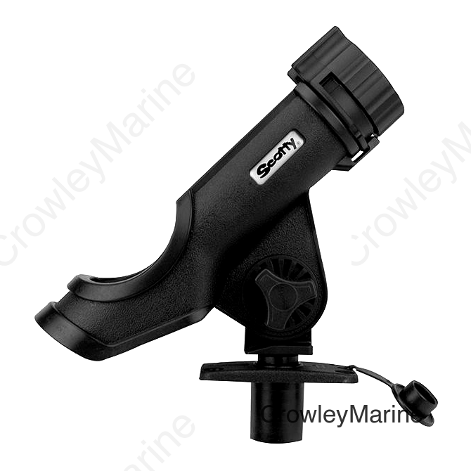 Scotty 231BK Powerlock Rod Holder w/#244 Flush Mount, Black