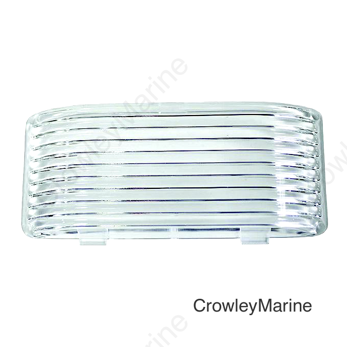 Valterra DG71262VP Porchlight Replacement Lens, Oval, Clear