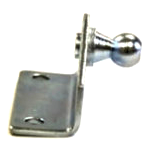 3/4" "L" GAS PROP BRACKET (1/CTN) - L Shaped; 10 Millimeter Ball Stud; 3/4 Inch Length; 2 Holes (RV0000099)