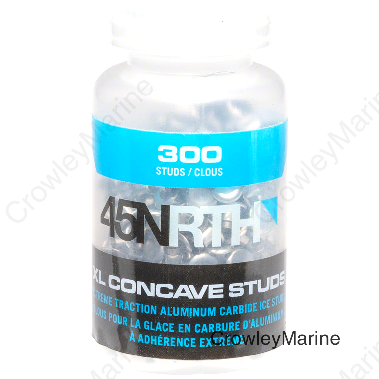 45NRTH XL Concave Carbide Aluminum Tire Studs - Pack of 300