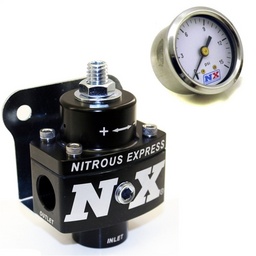 Nitrous Express Fuel Pressure Regulator Non Bypass w/Fuel Pressure Gauge thumbnail-2