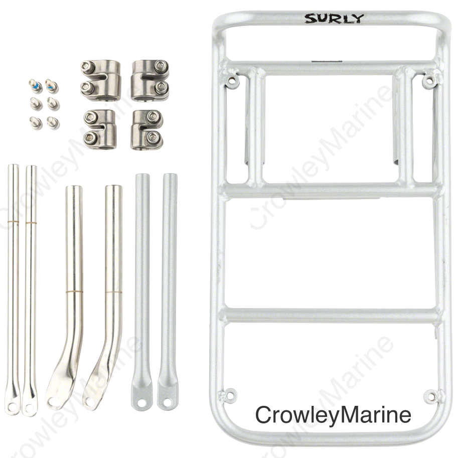 Surly 8-Pack Rack Front Rack - Steel Silver