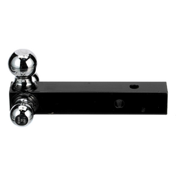 Seachoice Tri Ball Mount Solid Shank Trailer Hitch, 2 in., Chrome thumbnail-2