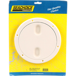 Seachoice Twist 'N' Lock Marine Boat Deck Plate, White Finish, Up to 6-1/2 In. thumbnail-3