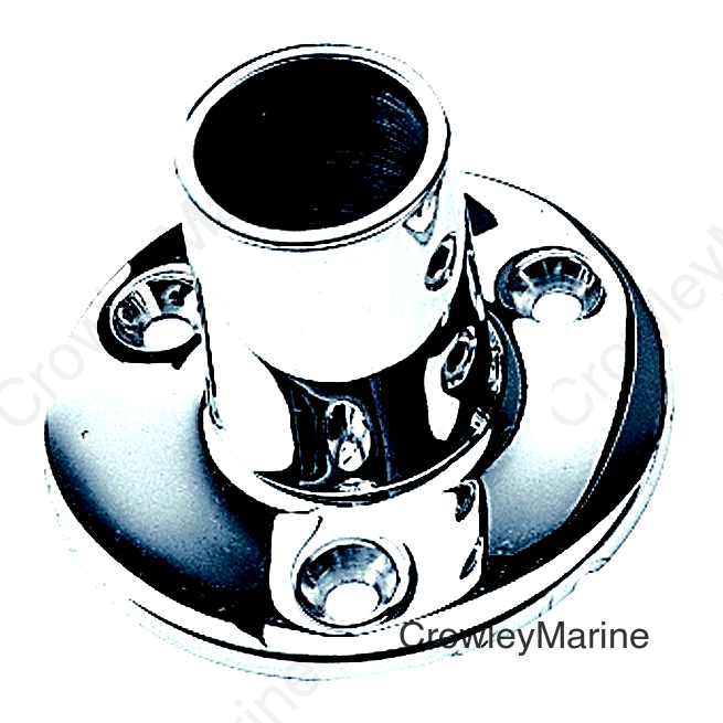 SeaDog 2809011 90° Round Base 1", Stainless