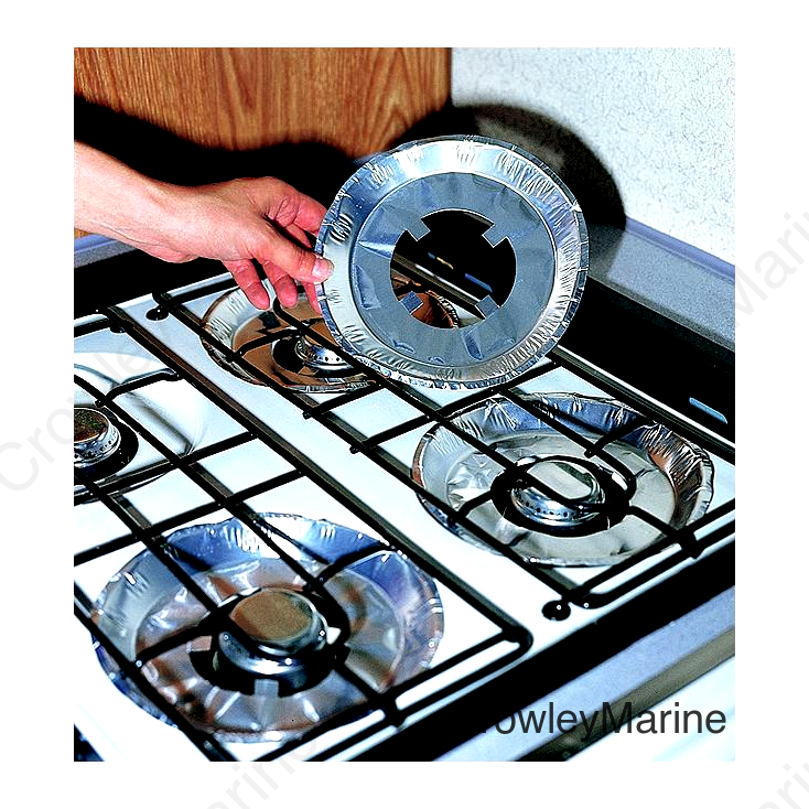 Camco 43800 Gas Stove Burner Liners (4/Pack)