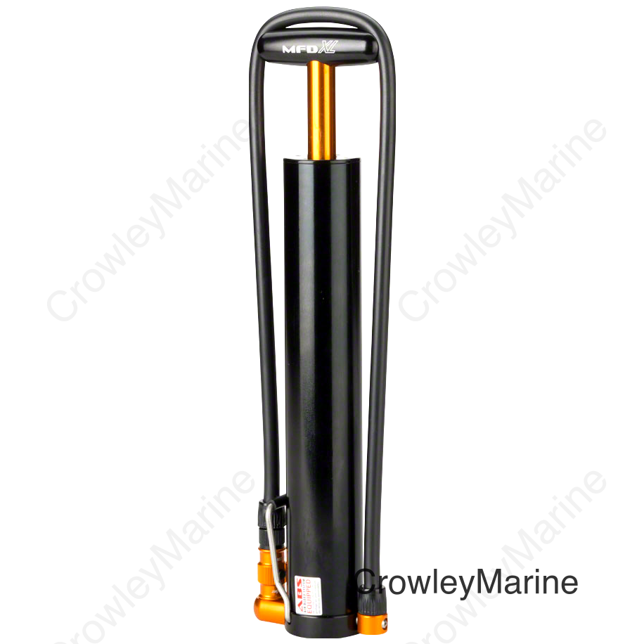 Lezyne Micro Floor Drive XL Large Volume 35psi Handpump- with Foot Peg Black