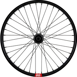 Stolen Rampage Pro Street Front Wheel - 20 3/8 x 100mm Brakeless Black