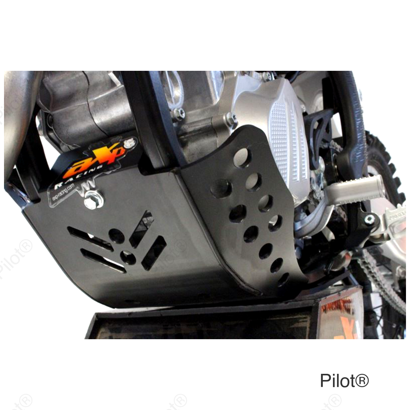 Skid Plate - Black - GasGas - MC450F/EX450F