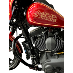Side Mount Oil Cooler Kit - Naked Black - Sportster thumbnail-0