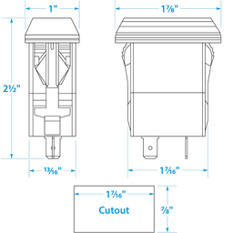 Seachoice Dual USB Outlet, 12-24V thumbnail-3