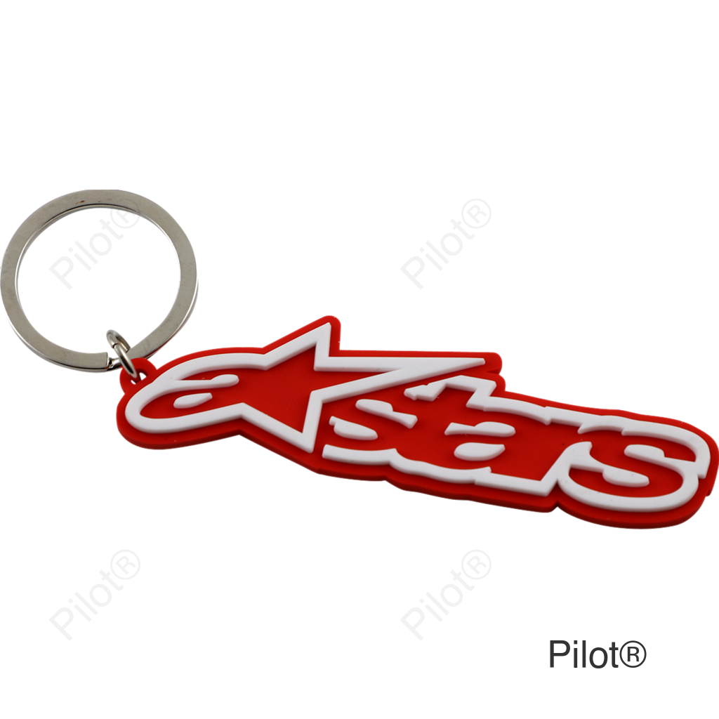 Key Fob - Blaze - Red/White