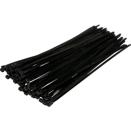 Seachoice Cable Ties, 14 in. Long, 120 Lb. Max Load, UV Black, Pack of 100 thumbnail-0