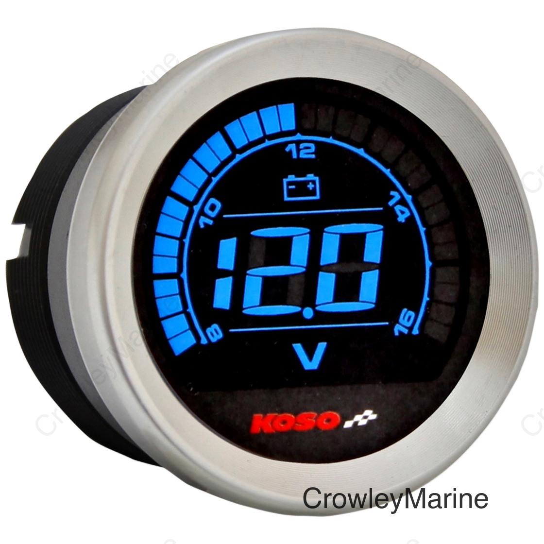 2" Voltmeter Gauge - Chrome