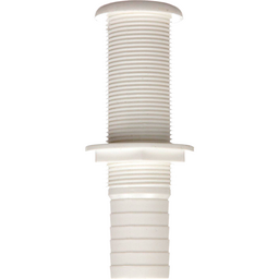 Seachoice Extra Long Thru-Hull Fitting w/ Broad Flange For 1-1/8 In. ID Hose, 3 In. Long Thread thumbnail-5