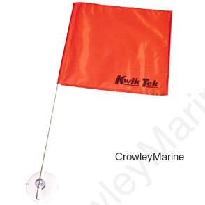 Nylon Flag w/Pole & Suction Cup