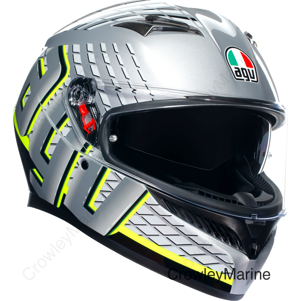 K3 Helmet - Fortify - Gray/Black/Yellow Fluo - 2XL