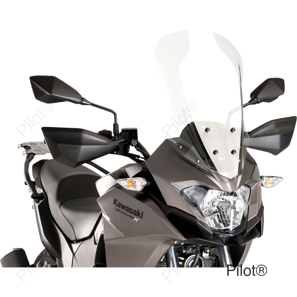 Race Windscreen - 20-1/2" - Clear - Kawasaki