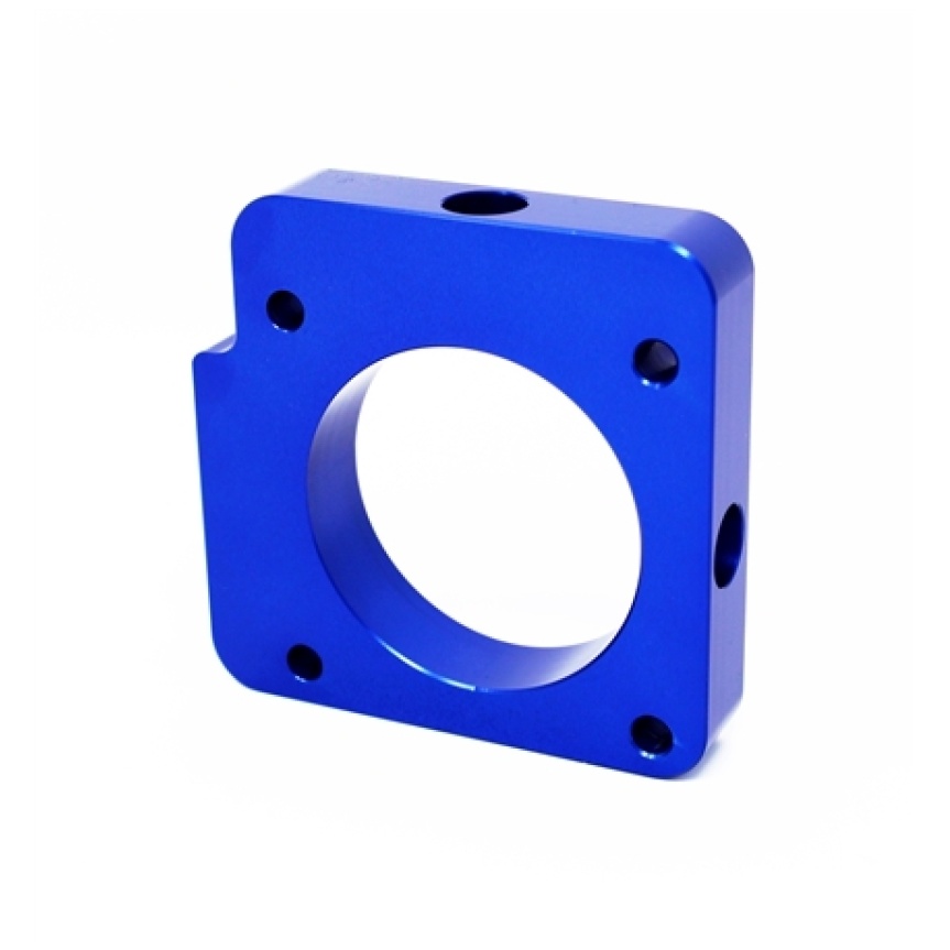 Torque Solution Throttle Body Spacer (Blue) Subaru WRX 2006-2014 / STI 2004-2015