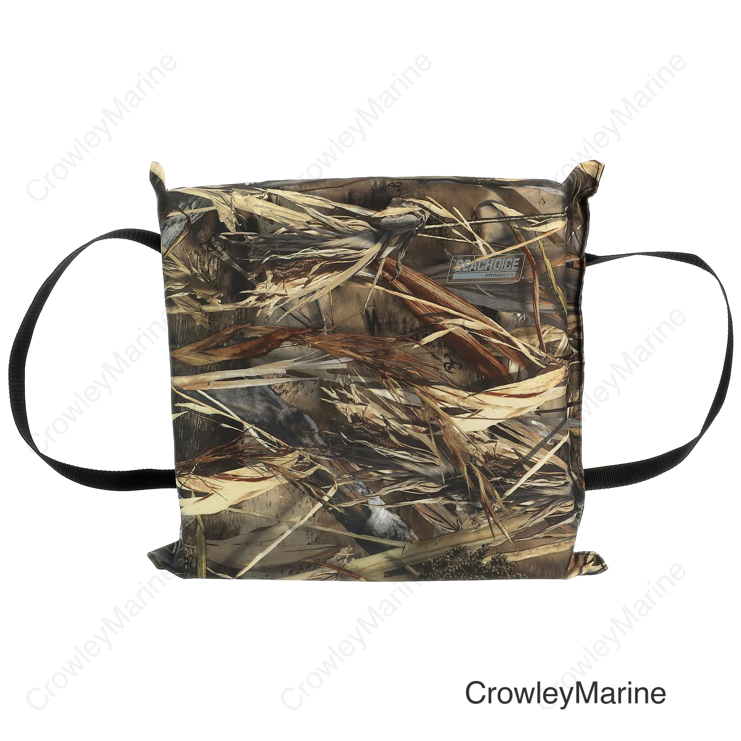 Seachoice Emergency Marine Foam Flotation Cushion, Square, 15 In. X 15 In., Camouflage