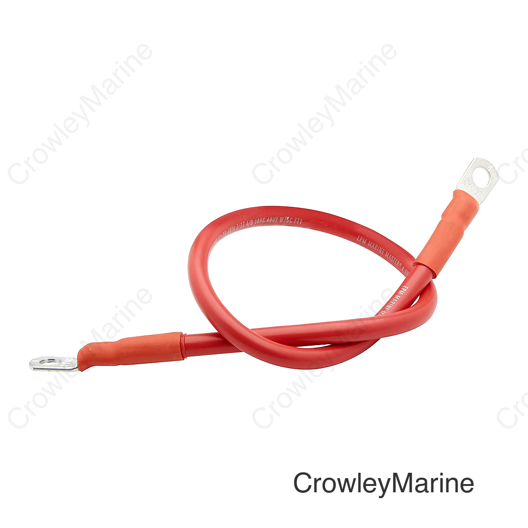 Seachoice 4 AWG Marine Grade Cable, Red, 2 Ft.