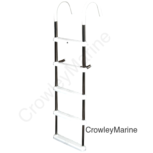 5-Step Gunwale 11" Hook LADDER Stainless Steel (DMT5-11)