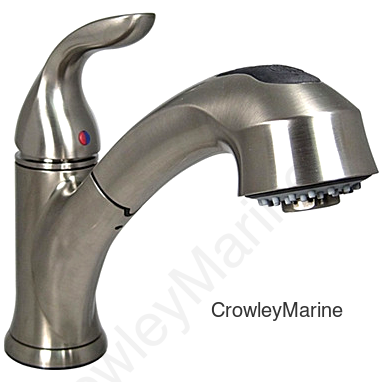 KITCHEN FAUCET, 8" PULL OUT HYBRID, 1 LEVER, CER (RV0000664)