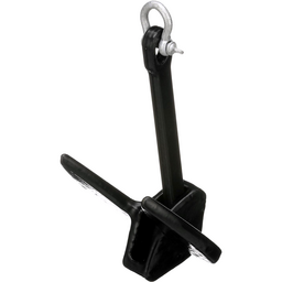 Seachoice Navy Anchor, Vinyl Coated Cast Iron, Black, 20 Lbs. thumbnail-2