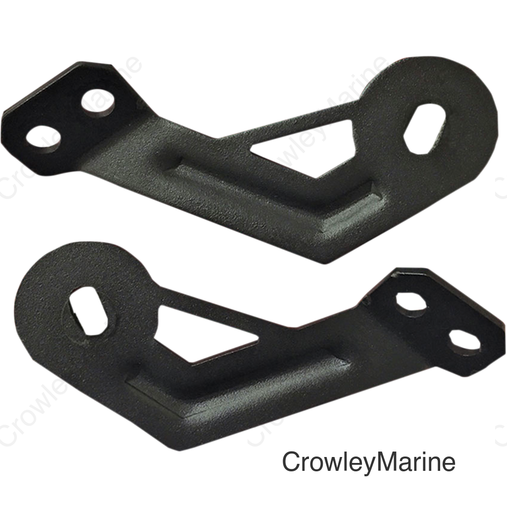 Mirror Mounts - Black - Polaris General