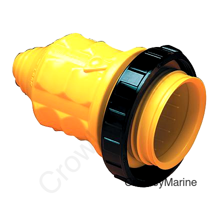 Marinco 103RN 30A/125V Weatherproof Cover With Threaded Sealing Ring For Use With 305CRCN or 205CRCN