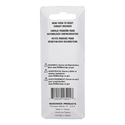 Seachoice Mini Push to Reset Circuit Breaker, 15 AMP thumbnail-4