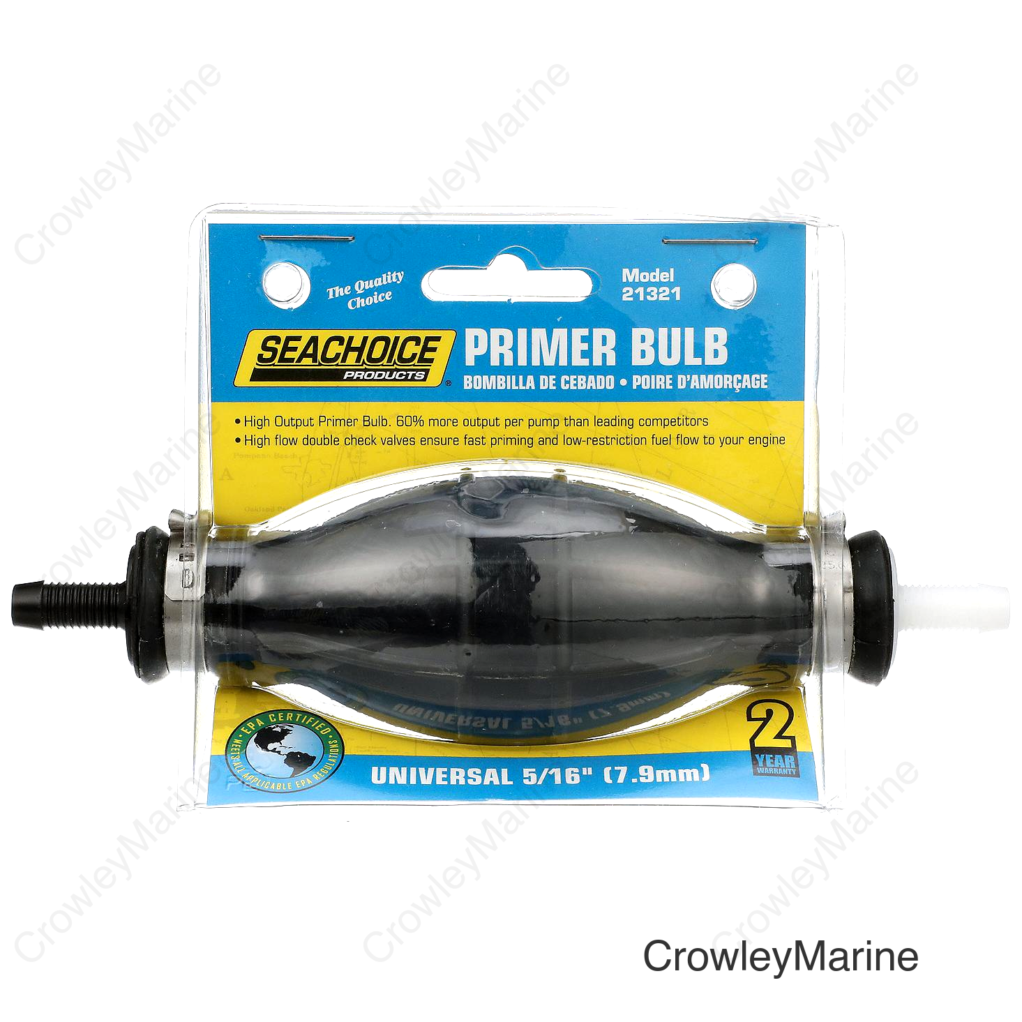 Seachoice Primer Bulb, 5/16 In., Fuel