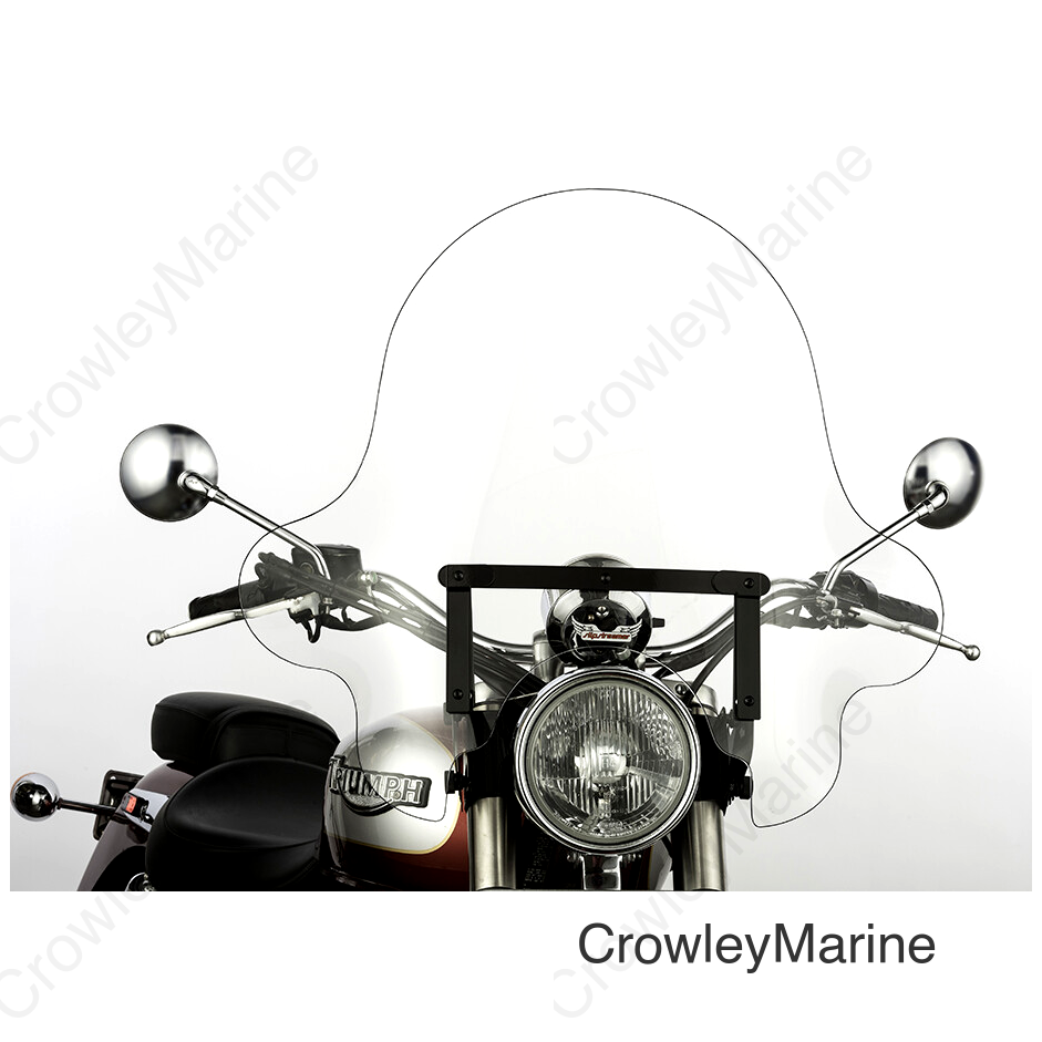 SS32 FALCON WINDSHIELD 20" CLEAR/BLACK