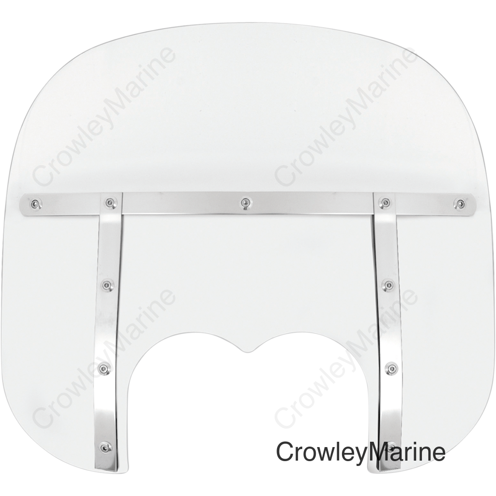 Fats Windshield - 13" - Clear - FXDF