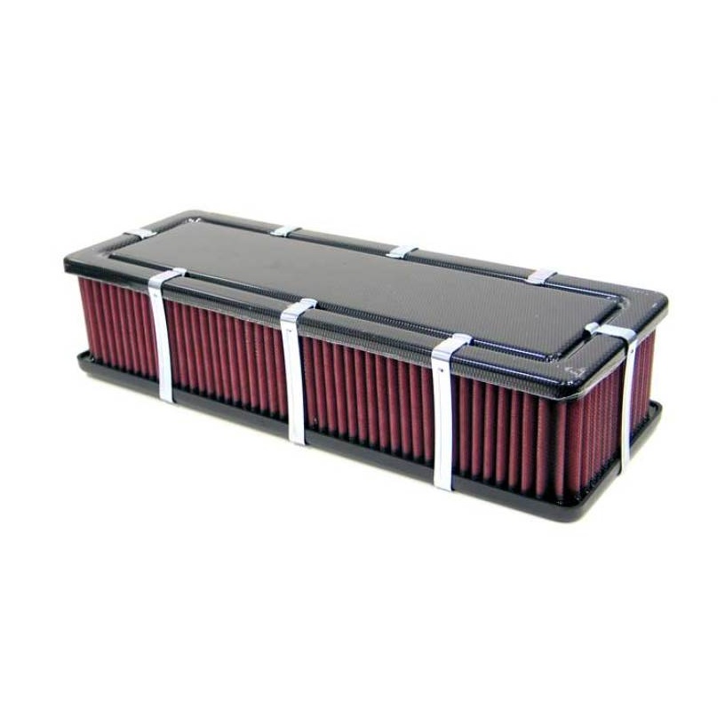 K&N Custom Racing Assembly - Airbox - Universal Blank - Black - 100mm