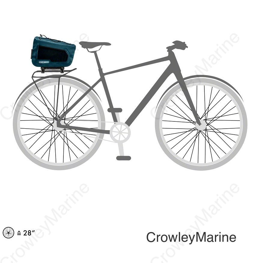 Ortlieb E Trunk Rack Bag - 10L Petrol