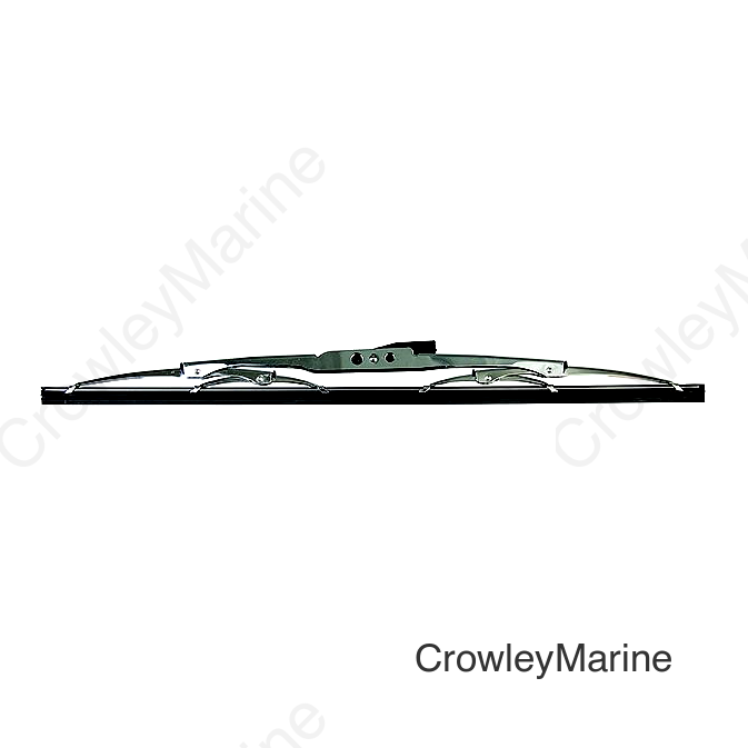 Marinco 34020S Deluxe Stainless Steel Wiper Blades, 20"