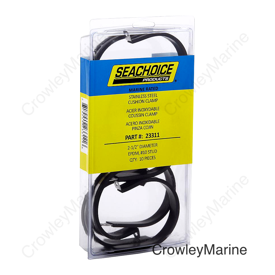 Seachoice Stainless Steel Cushion Cable Clamp, 2-1/2 In.