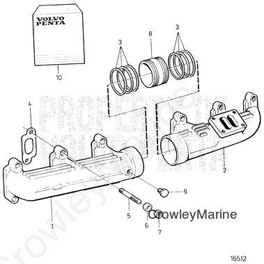 Ring Retainer(V2) - Volvo Penta (421544)
