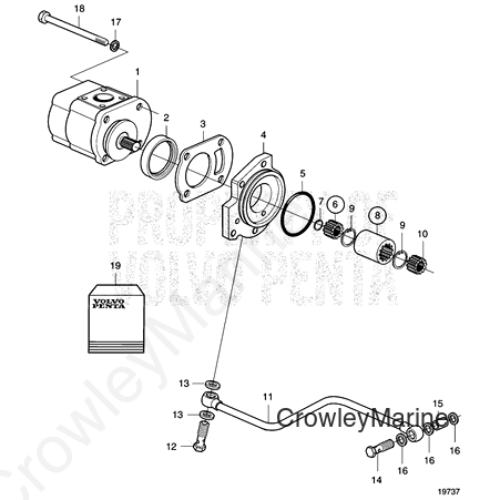 Gasket(V2) - Volvo Penta (20460516)