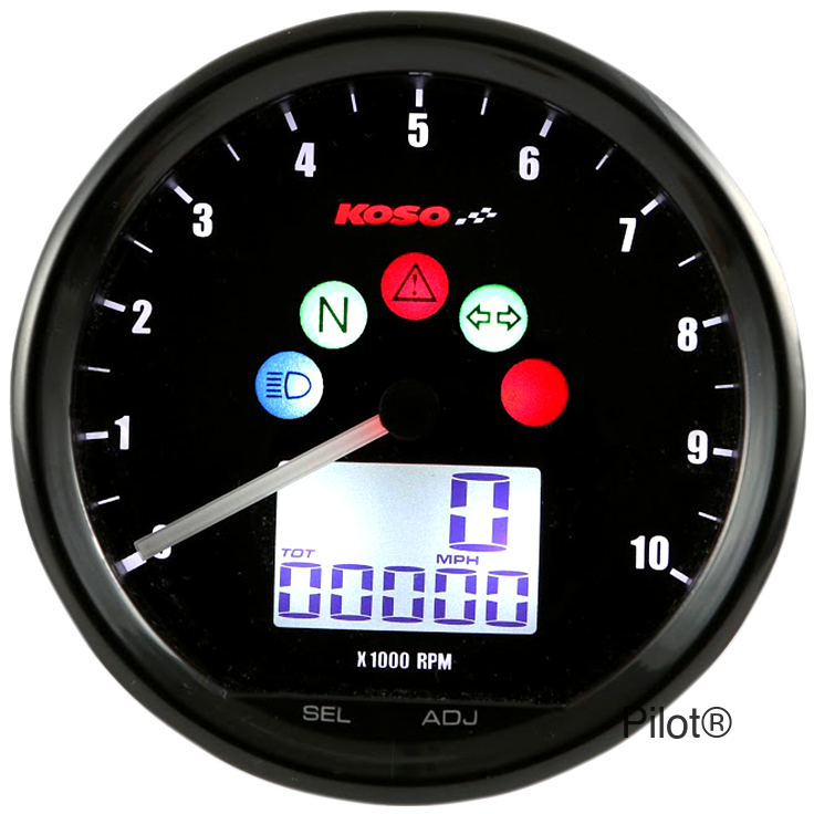 Multifunction Meter - TNT D64 - Black