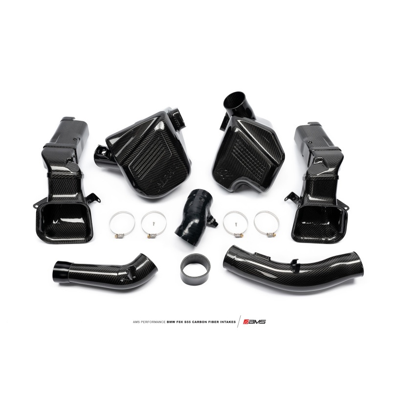 AMS Performance 15-18 BMW M3 / 15-20 BMW M4 w/ S55 3.0L Turbo Engine Carbon Fiber Intake